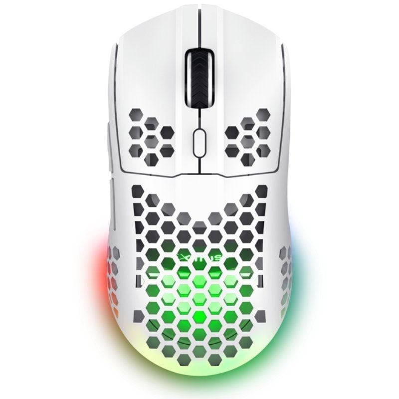 Trust Gaming GXT 929 Helox Rato sem Fios para Jogos / Bateria Recarregável / Até 4800 DPI / Branco