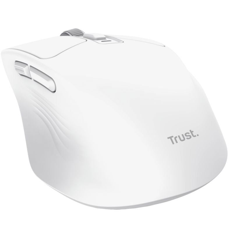 Trust Niven Comfort Wireless Mouse 26022 / Bateria Recarregável / Até 3200 DPI / Branco