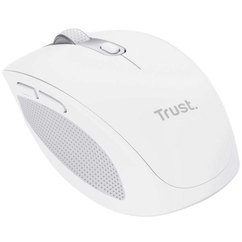 Trust Ozaa Compact Wireless Bluetooth Mouse / Bateria Recarregável / Até 3200 DPI / Branco