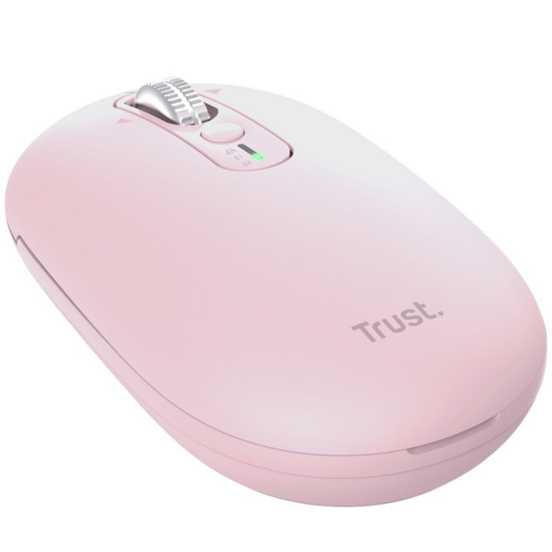 Trust Seron 26206 Rato sem Fios / Bateria Recarregável / Até 3200 DPI / Rosa