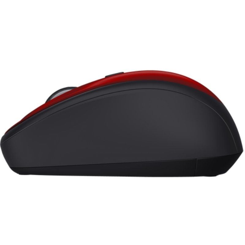 Mini Rato sem Fios Silencioso Trust Yvi+ / Até 1600 DPI / Vermelho