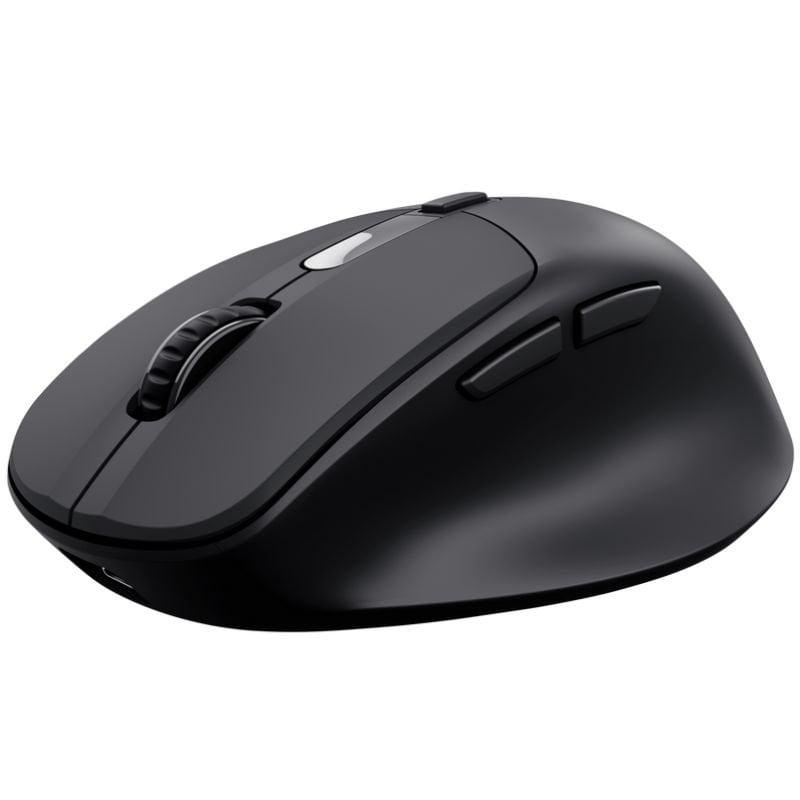 Rato sem Fios Ergonómico Trust Zevo 25991 / Bateria Recarregável / Até 4000 DPI / Preto