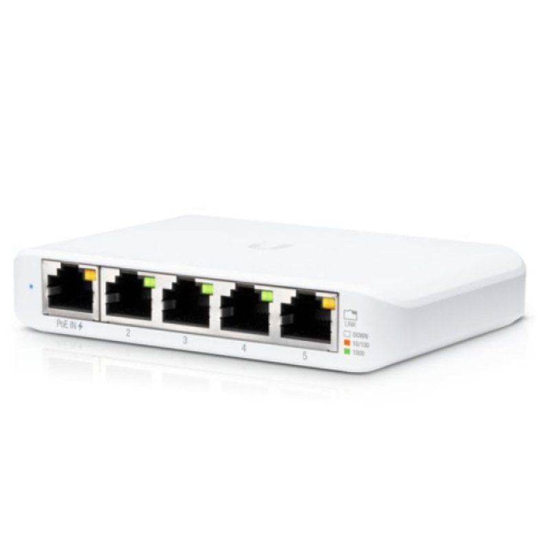 Ubiquiti Usw-flex Mini 5 Portas / RJ45 10 / 100 / 1000 POE Switch Gerenciado