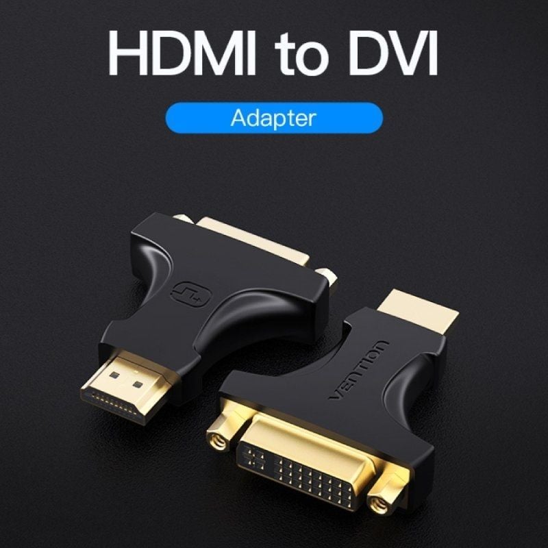 Adaptador HDMI Vention AIKB0 / HDMI Macho - DVI (24+5) Fêmea