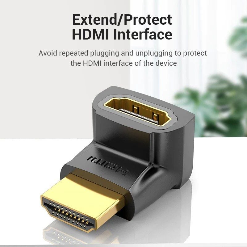 Vention AINB0 / Adaptador HDMI Macho - HDMI Fêmea 4K 270º Vention AINB0 / HDMI Macho - HDMI Fêmea