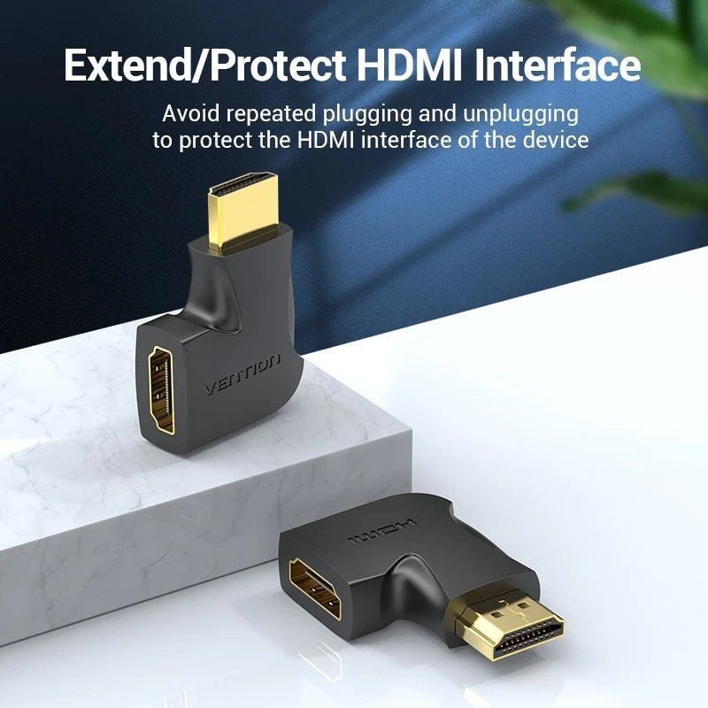 Vention AIQB0 / Adaptador HDMI Macho - HDMI Fêmea 4K 270º Vention AIQB0 / HDMI Macho - HDMI Fêmea