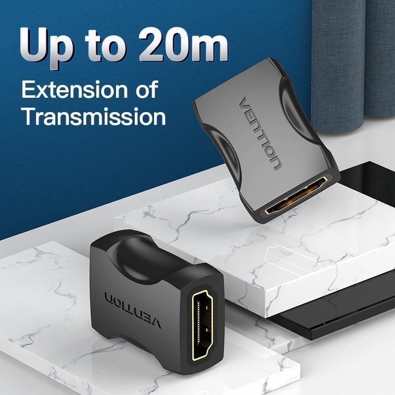Adaptador Vention AIRB0 HDMI 2.0 4K HDMI AIRB0 / HDMI Fêmea - HDMI Fêmea