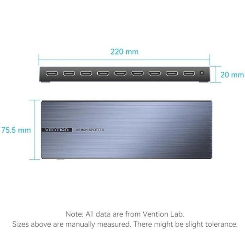 Divisor HDMI 8 em 1 Akqb0-eu / 8xhdmi da Vention