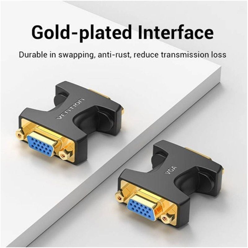 Adaptador Vention DDGB0 / VGA Fêmea - VGA Fêmea