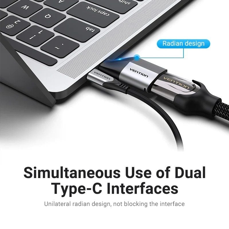 Adaptador USB Tipo C Vention TCAH0 / USB Tipo C Macho - HDMI Fêmea Vention TCAH0