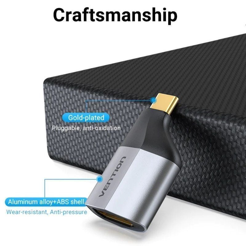 Adaptador USB Tipo C Vention TCAH0 / USB Tipo C Macho - HDMI Fêmea Vention TCAH0