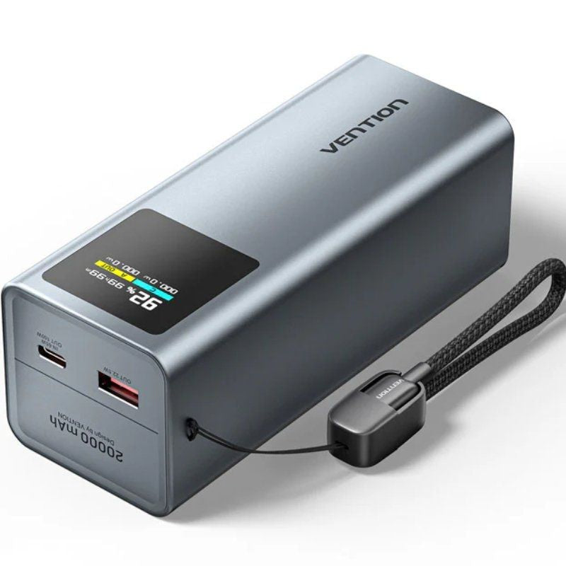 Powerbank 20000mah Vention FKCH0 / 100W / Cinzento