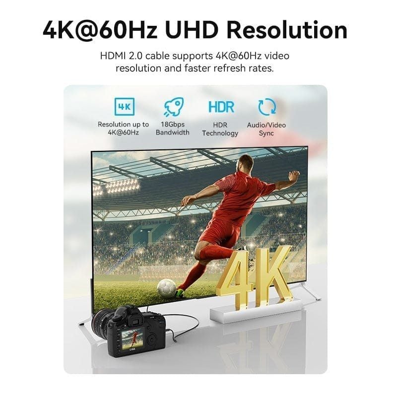 Vention AGHBF Cabo HDMI 4K AGHBF / Cabo HDMI Macho - Mini HDMI Macho / 1m / Preto