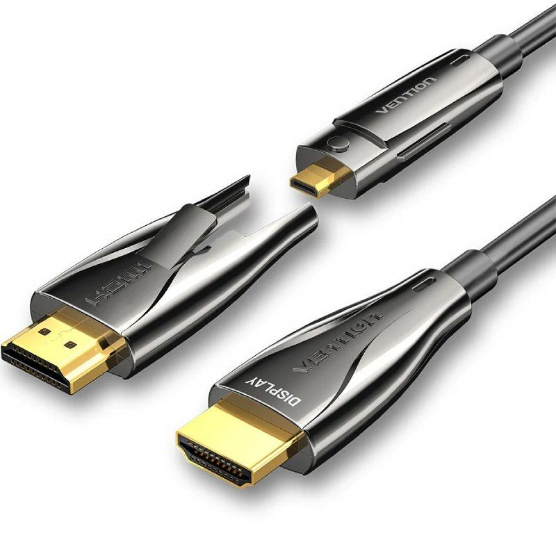 Cabo HDMI Vention ALPBV / Cabo HDMI Macho - Micro HDMI Macho / HDMI Macho / 40m / Preto