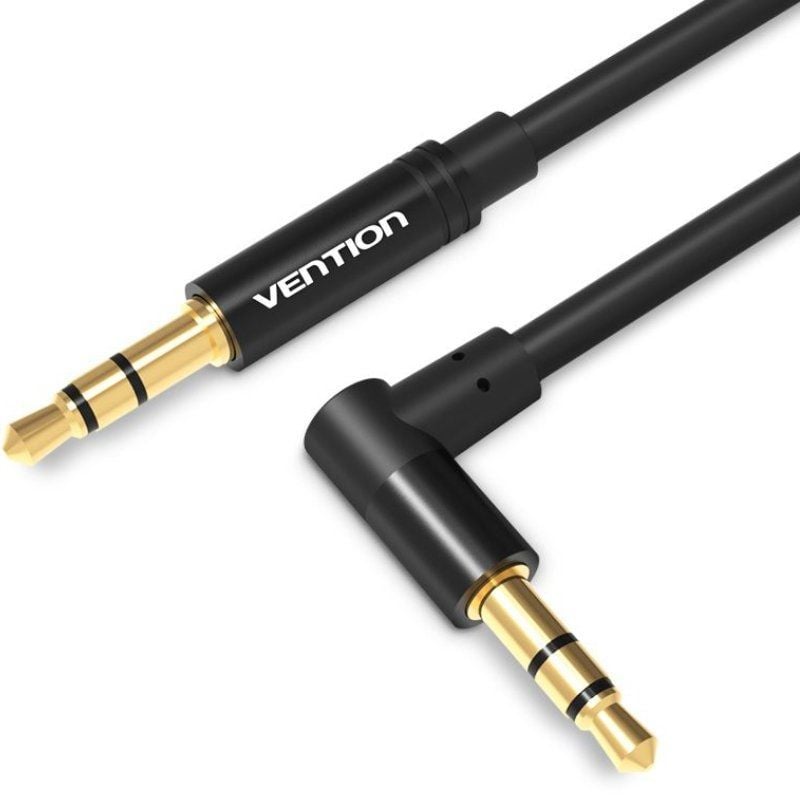Vention Bakbf-t Cabo Estéreo / Jack 3.5 Macho - Jack 3.5 Macho / 1m / Preto