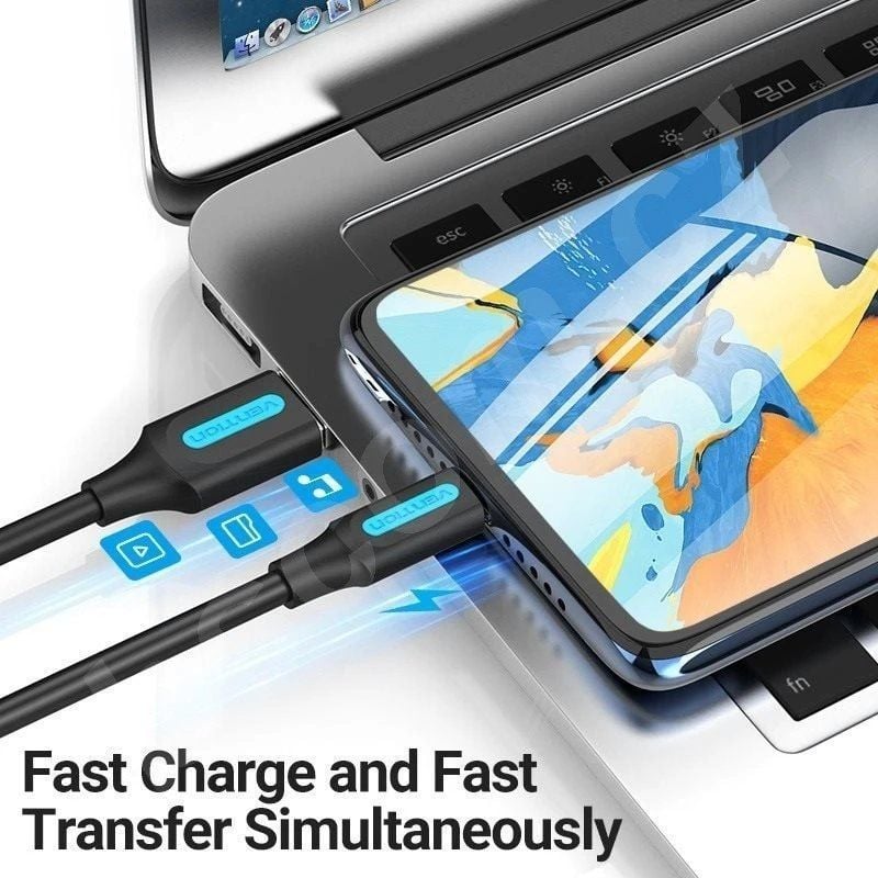 Vention COLBG USB 2.0 Vention COLBG / USB Macho - Microusb Macho / Até 60W / 480mbps / 1,5m / Preto