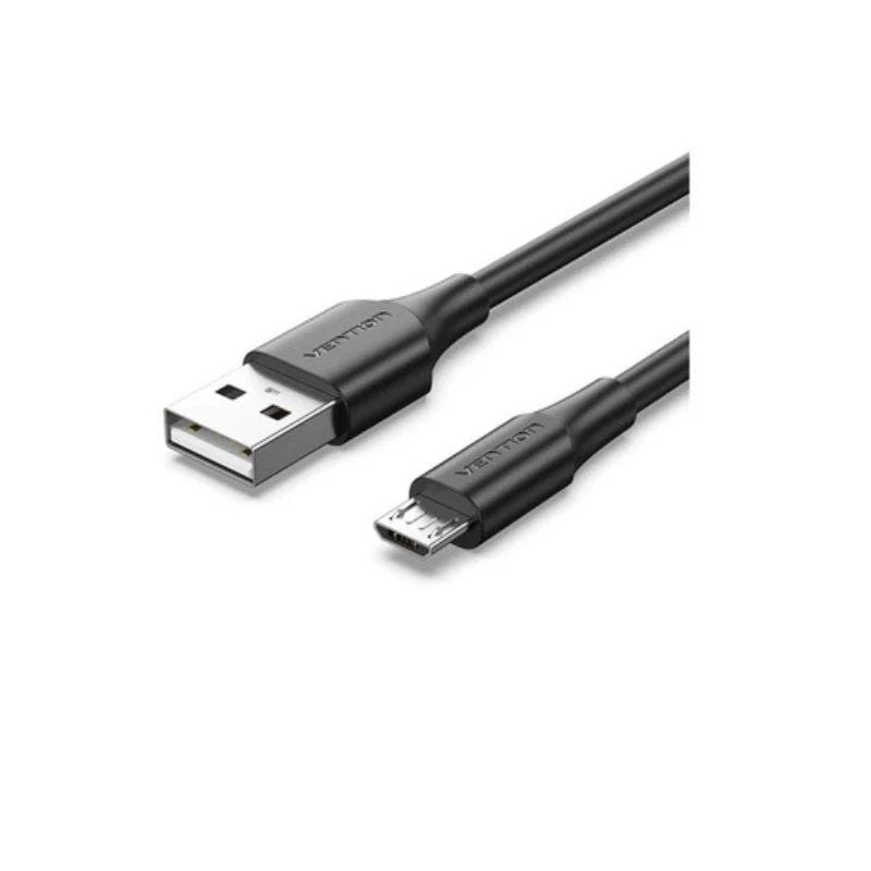 Vention CTIBC Cabo USB 2.0 / USB Macho - Microusb Macho / Até 60W / 480mbps / 25cm / Preto
