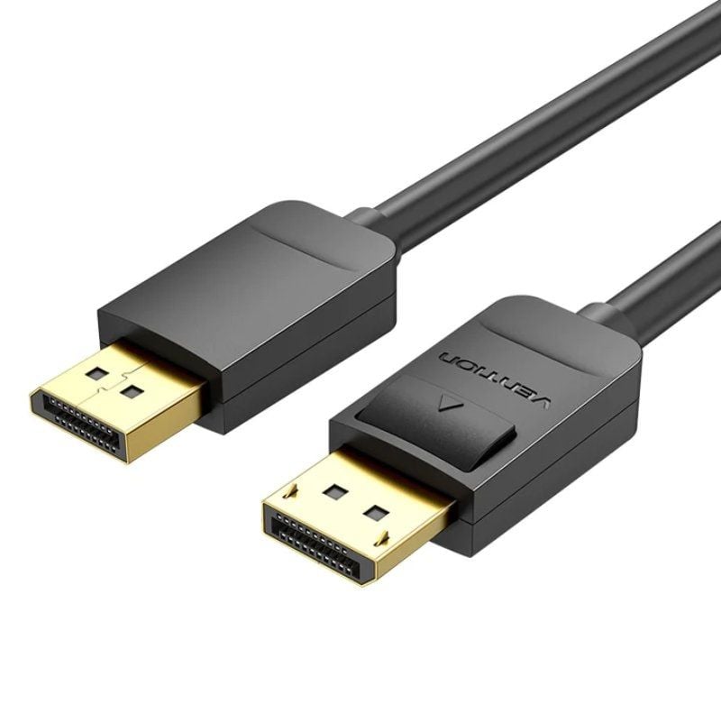 Displayport 1.2 4K Vention HACBH / Displayport Macho - Displayport Macho / 2m / Preto