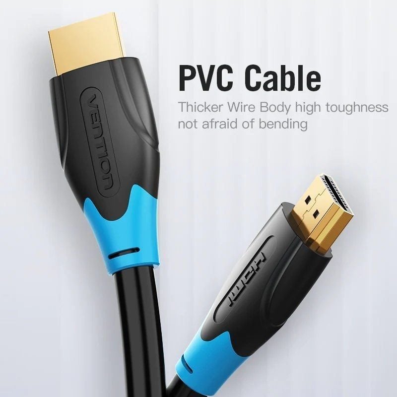 HDMI 2.0 4K Vention AACBK / Macho HDMI - Macho HDMI / 8m / Preto