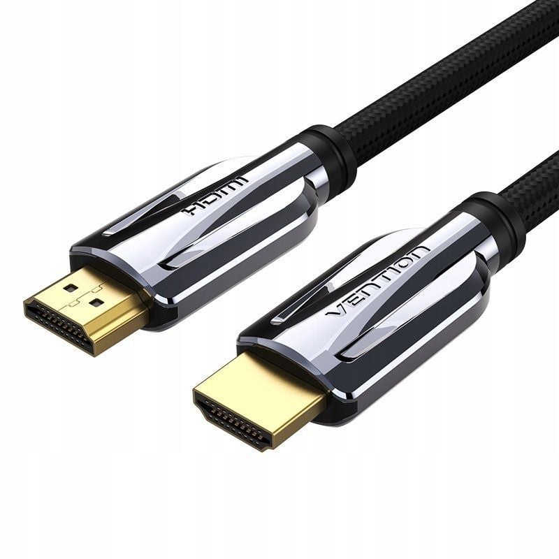 Cabo HDMI 2.1 8K Vention AALBI / Cabo HDMI Macho - HDMI Macho / 3m / Cinzento e Preto