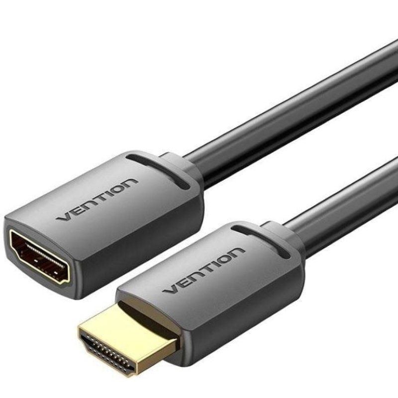 Cabo de Extensão HDMI AHCBH 4K da Vention AHCBH / Macho HDMI - Fêmea HDMI / 2m / Preto