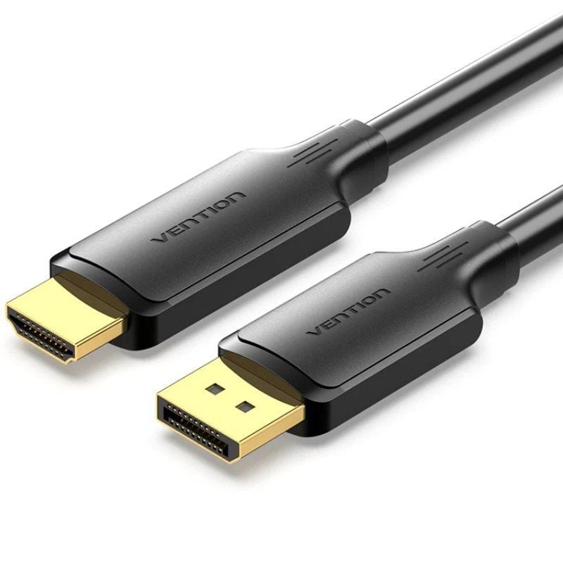Vention HFOBJ / Cabo Conversor Displayport Macho - HDMI Macho / 5m / Preto