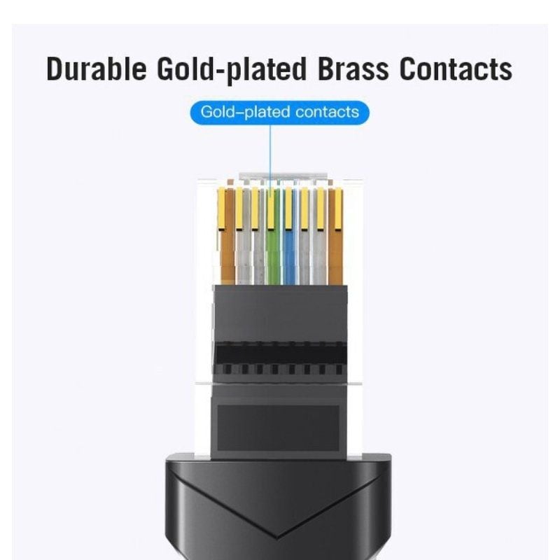 Cabo de Rede RJ45 UTP Vention IBEBU Cat.6 / 35m / Preto