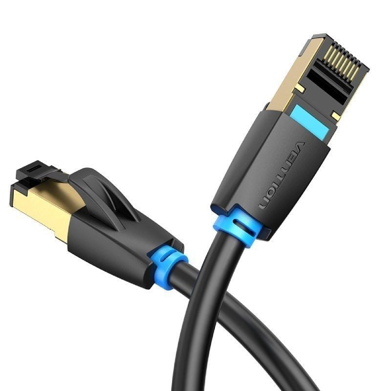 Cabo de Rede RJ45 SFTP Vention IKABN Cat.8 / 15m / Preto