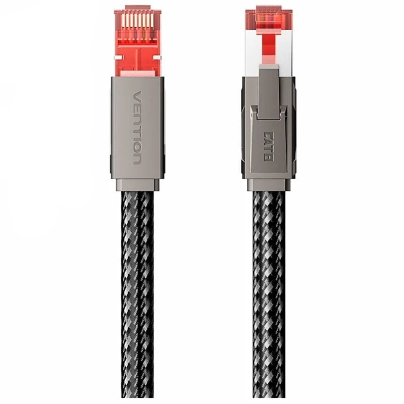 Cabo de Rede RJ45 SFTP Vention IKMHF Cat.8 / Gaming / 1m / Cinzento