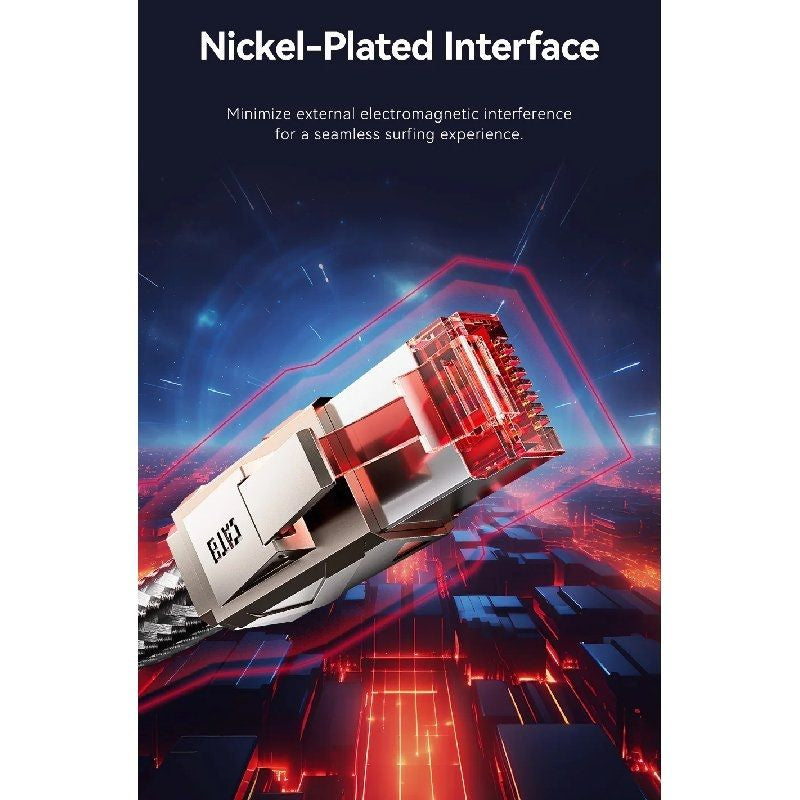 Cabo de Rede RJ45 SFTP Vention IKMHG Cat.8 / Gaming / 1,5m / Cinzento