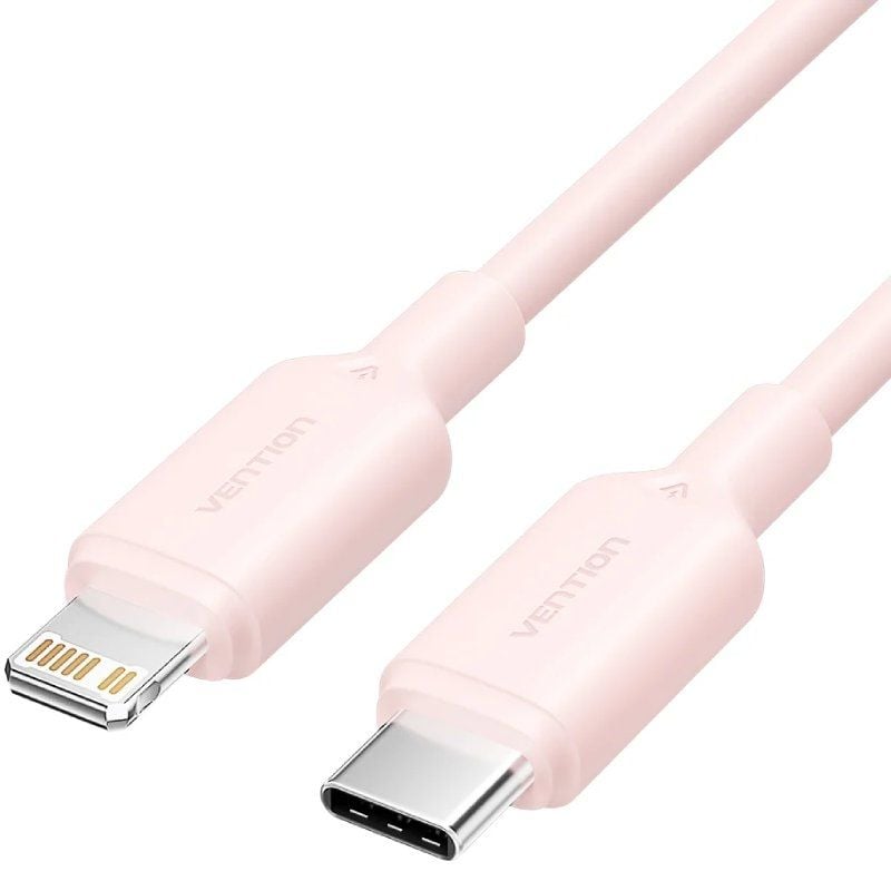 Vention LAKPH USB 2.0 Tipo C - Relâmpago / USB Tipo C Macho - Relâmpago Macho / Até 27W / 480mbps /…