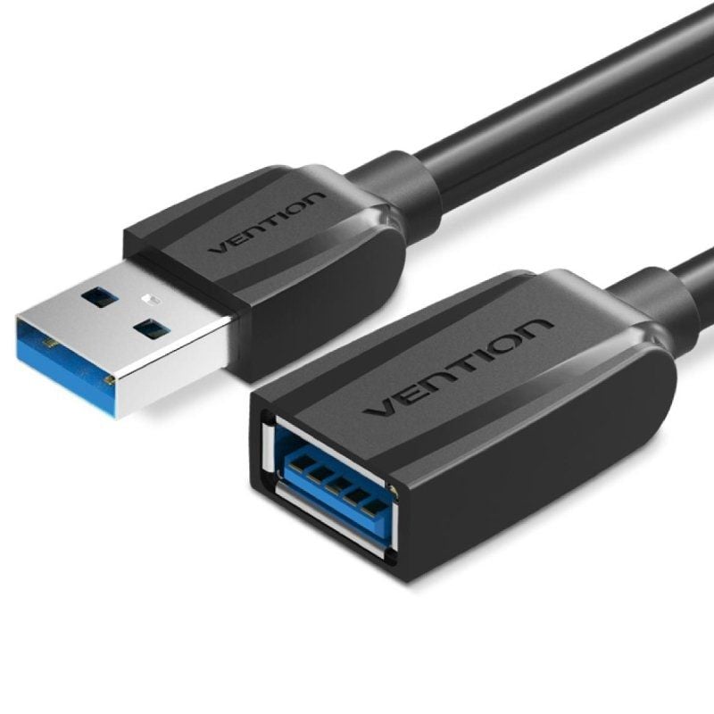 Cabo de Extensão USB 3.0 Vas-a45-b100 da Vention Vas-a45-b100 / USB Macho - USB Fêmea / 5gbps / 1m…