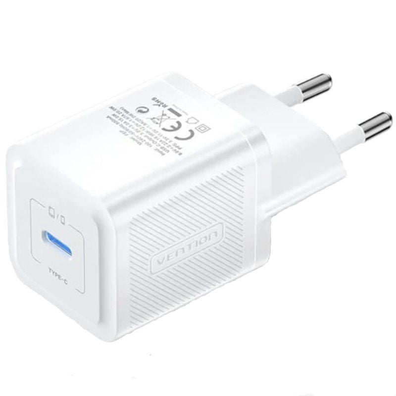 Carregador de Parede Gan Vention Fepw0-eu / 1xusb Type-c / 20W