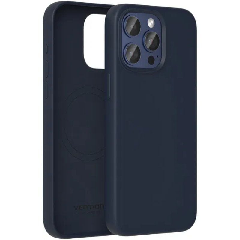 Capa de Silicone com Fecho Magsafe Kudl0-40 / Compatível com Iphone 13 Pro Max / Azul
