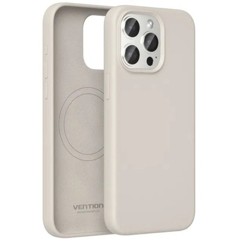 Capa de Silicone com Magsafe Vention Kudm0-30 / Compatível com Iphone 13 Pro / Gravel Grey