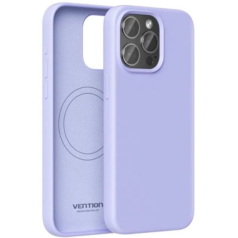 Capa de Silicone com Magsafe Vention Kuev0-10 / Compatível com Iphone 14 / Roxo