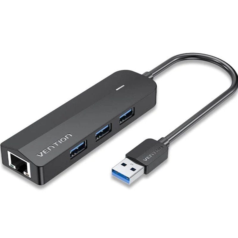 Hub USB 3.0 Vention CHNBB / RJ45 / 3xusb / 1xmicrousb PD