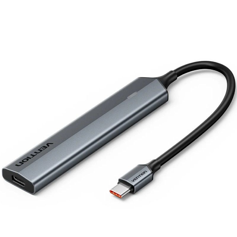 Hub USB Tipo C 3.2 Vention CKYHB / 4xusb Tipo C / 1xusb Tipo C PD