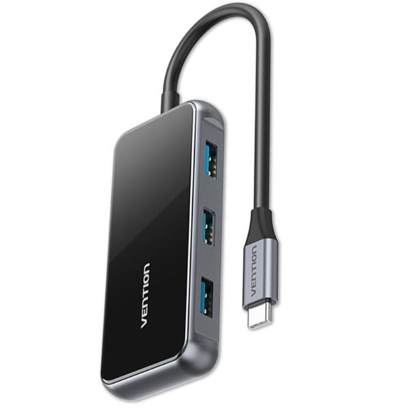 Hub USB Tipo C TFDHB da Vention / 4xusb / 1xusb Tipo C PD / Cinzento