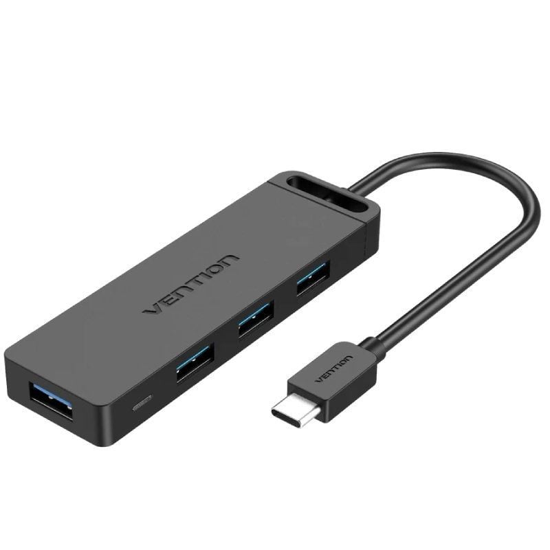 Hub USB Tipo C Vention TGKBD / 4xusb / 1xmicrousb PD / 50cm