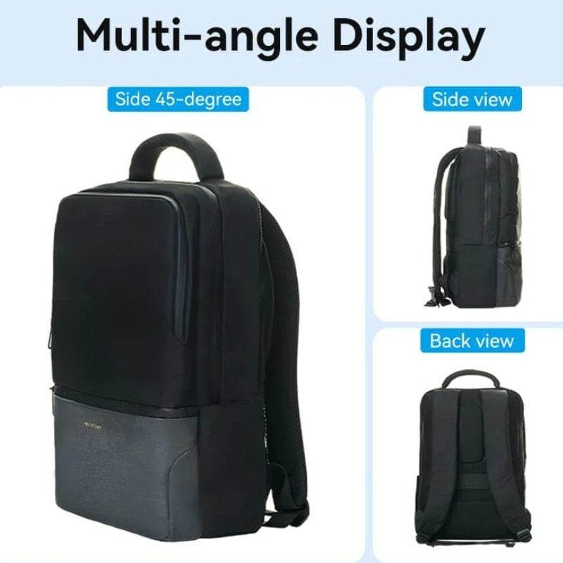 Mochila Vention KRPB0 para Computadores Portáteis Até 15,6" / 18L / À Prova de Água / Preto