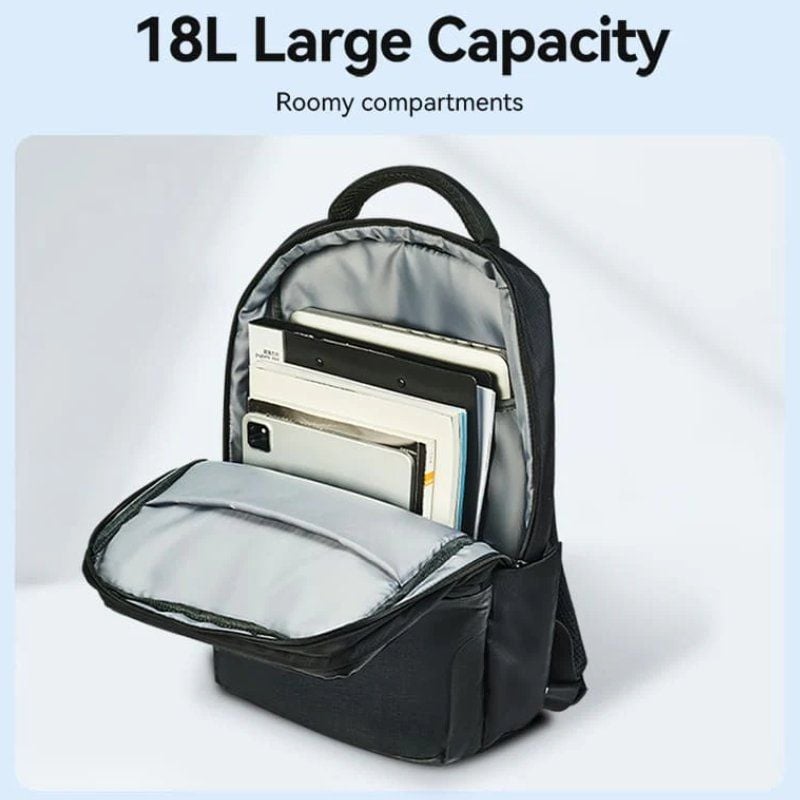 Mochila Vention KRPB0 para Computadores Portáteis Até 15,6" / 18L / À Prova de Água / Preto