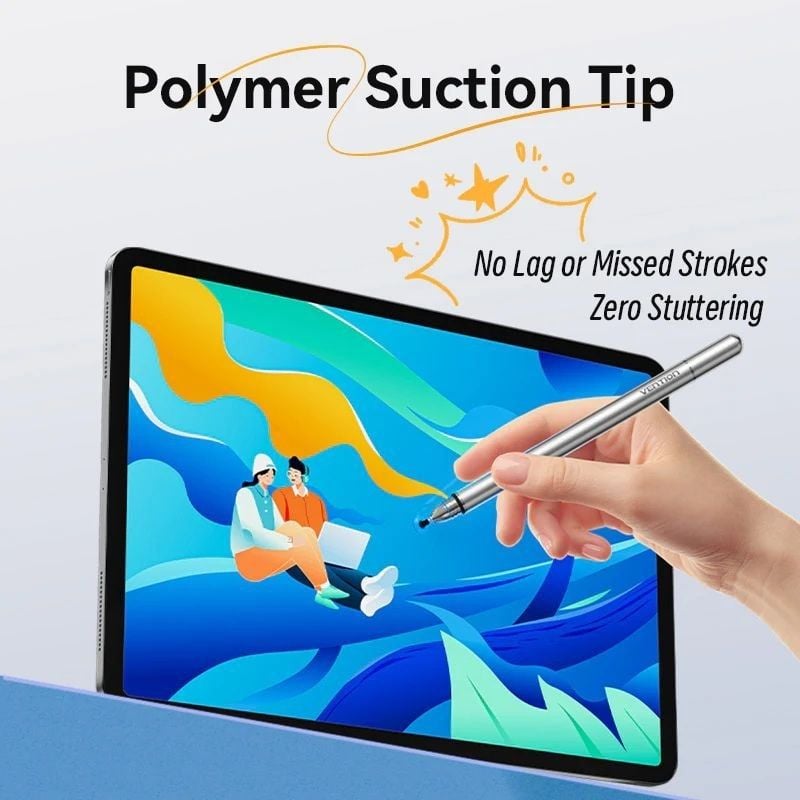 Caneta Ótica Vention KQMH0 / Universal / Alumínio Cinzento