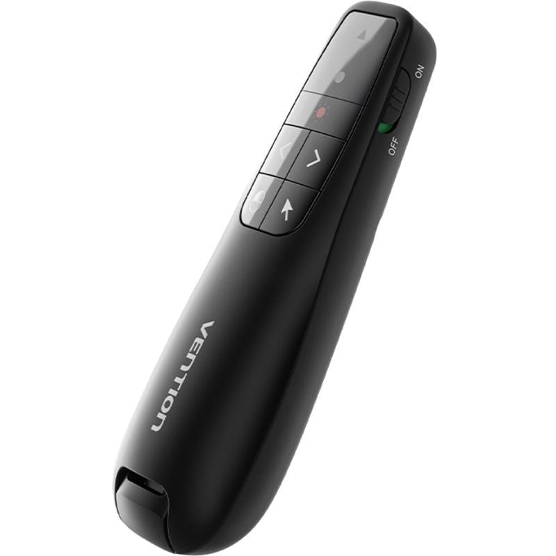 Apresentador sem Fios Vention KQPB0 / 2.4ghz / Preto