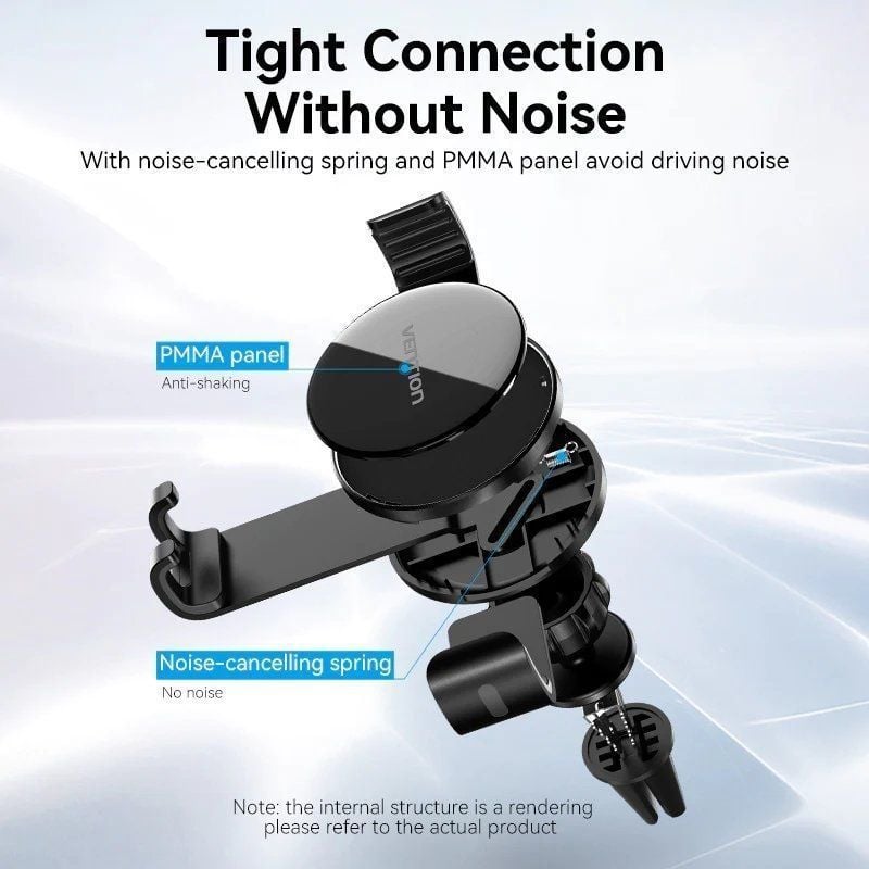 Suporte para Smartphone para Automóvel Vention KCSB0 / Preto