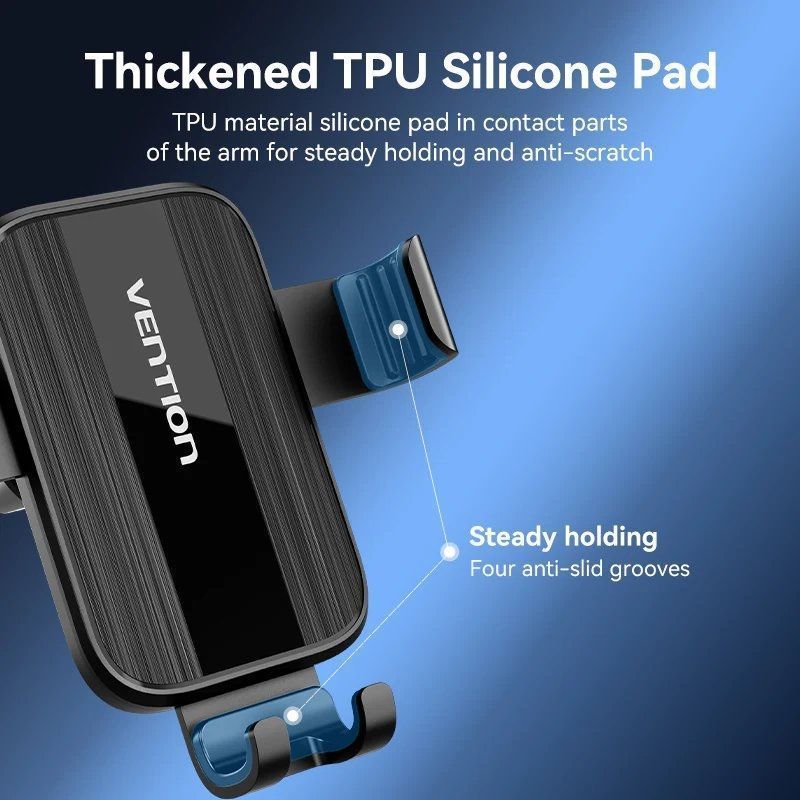 Suporte para Smartphone para Automóvel Vention KCTB0 / Preto