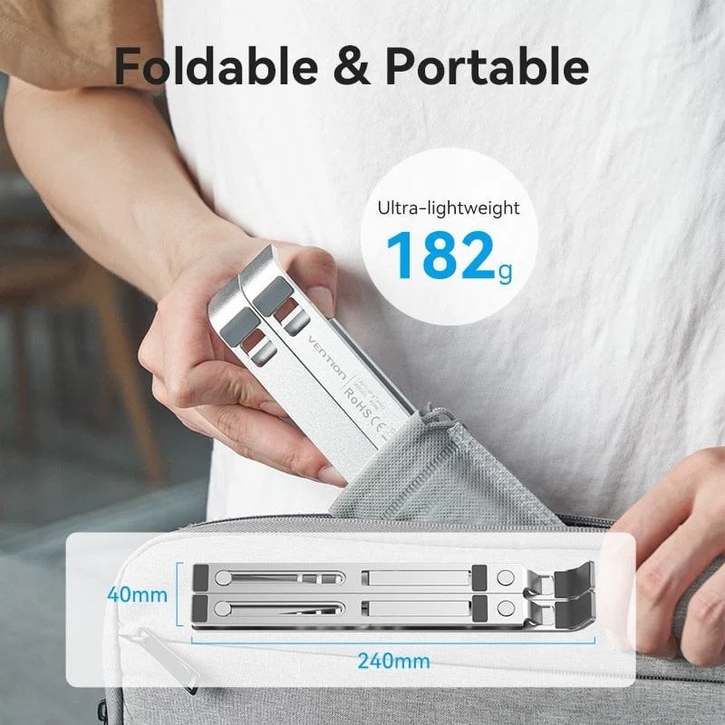 Suporte para Computador Portátil / Tablet Vention KDMI0 para Computador Portátil / Tablet Até 17".