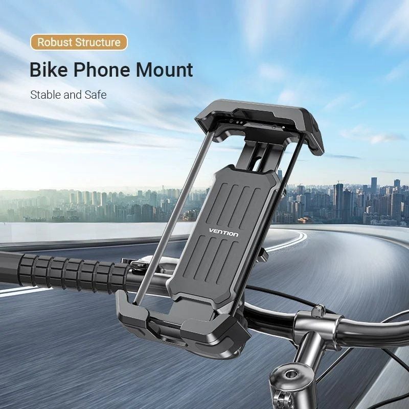 Suporte para Smartphone para Bicicleta Vention KSFB0 / Preto