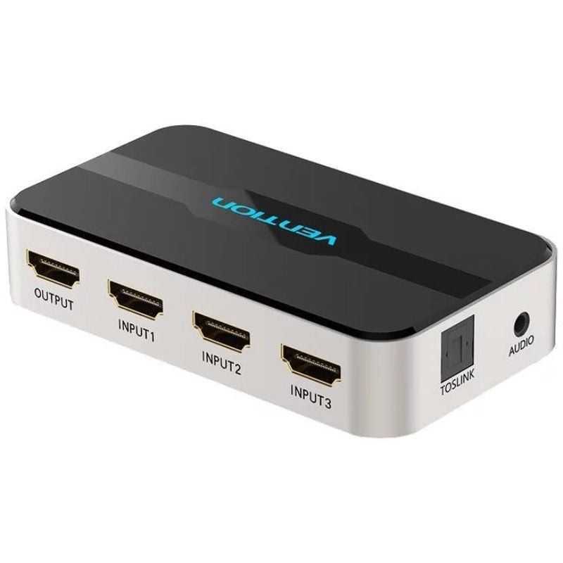 Duplicador HDMI Vention AFJH0 / 3x HDMI Fêmea - HDMI Macho / 1x Áudio