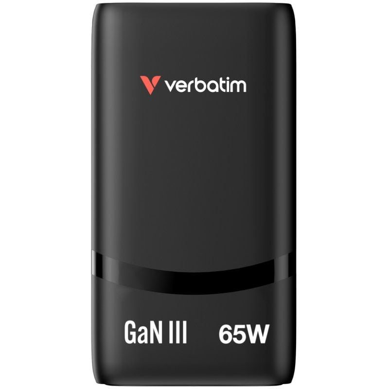 Carregador de Parede Verbatim Fold 'n' Go Gan / 2xusb Type-c / 65W